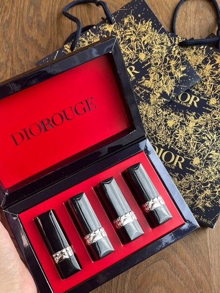 【㊣免税直供】Dior迪奥圣诞口红套盒中样5件套 